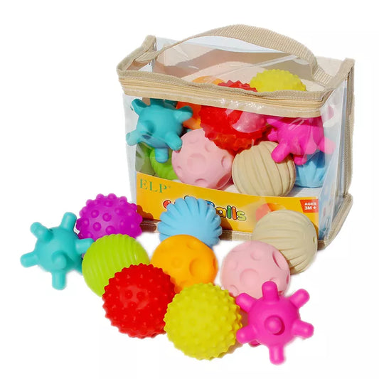 Baby-Entwicklungsspielzeug-Ball, sensorische Baby-Spiele, Spielzeuge machen Geräusche, Stress-Ball, Baby-Spielzeug, taktiles Spielzeug für Babys von 0–2 Jahren