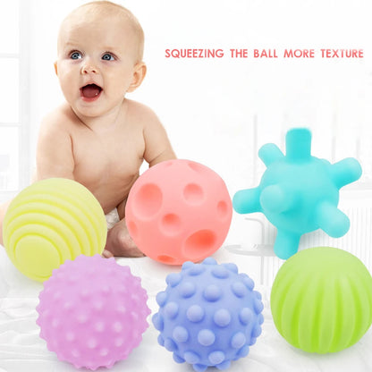 Baby Developmental Toy Ball Sensory Baby Games Toys Make Sounds Stress Ball Baby Toy Tactile Toys For Babies 0 - 2 years old