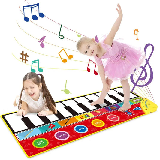 Musikalische Matte Baby Spielen Klavier Matte Tastatur Spielzeug Musik Instrument Montessori Spielzeug Krabbeln Teppich Pädagogisches Spielzeug für Kind Geschenke