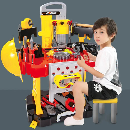 Children's Repair Toolbox Boy Repair Table Puzzle Disassembly Play House Hand Electric Screwdriver Baby Toy