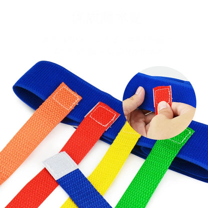 5 10pcs/set Baby Toy For Children Funny Game Toy Belt For Kindergarten Kids Catching Tail Training Equipment Teamwork Game Toys