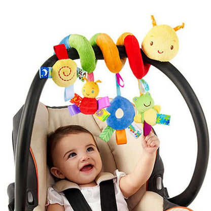 Soft Infant Crib Bed Stroller Toy Spiral Baby Toy for Newborn Gift Car Seat Educational Rattles Baby Towel Bebe Toys 0-12 Months