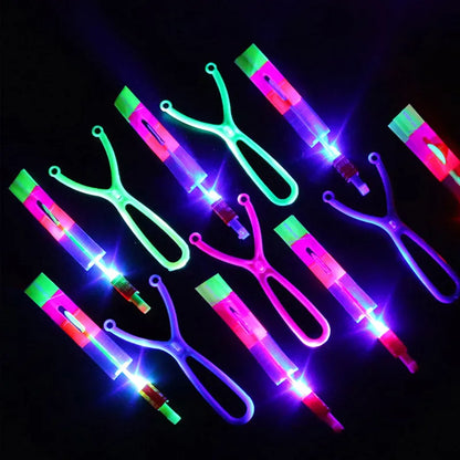 Amazing Slingshot LED Helicopter Toy